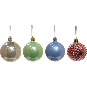Vánoční dekorace Zdobená Vánoční Koule 4 cm 16 ks