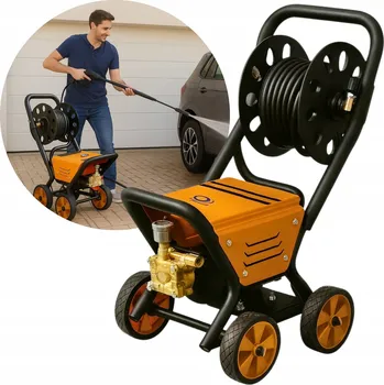 Vysokotlaký čistič VYSOKOTLAKÝ ČISTIČ NA VOZÍKU 1800W 8L 1450 ot./min 220V + PŘÍSLUŠENSTVÍ Q1
