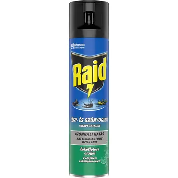 Raid Sprej na mouchy, komáry a jiný létající hmyz Eukalyptus 400 ml
