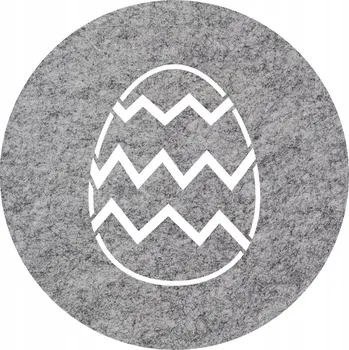 Obraz Kulatý plst podložka 36 x 36 cm