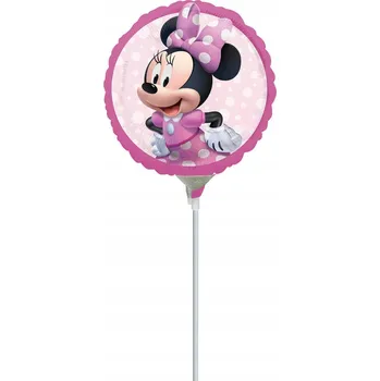Balónek Fóliový balónek na tyčce Minnie Mouse Mini 23 cm