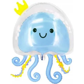 Balónek Fóliový balónek Chobotnice modrá, 74x60 cm (volně)