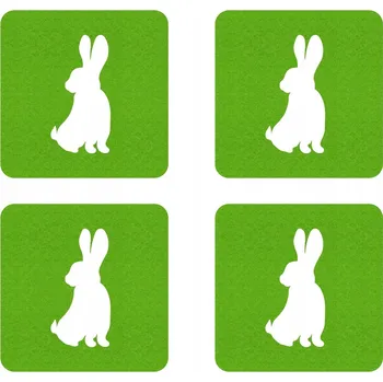 Obraz Kvadratická podložka plst 10 x 10 cm