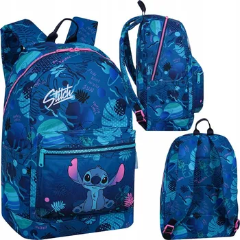 Školní batoh Školní batoh jednokomorový Lilo a Stitch CoolPack modrý 21 l