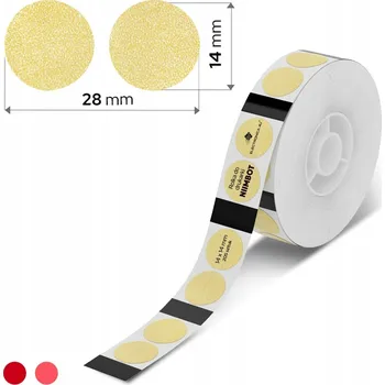 Samolepící etiketa Samolepicí štítky, termální samolepky pro Niimbot D11 D110 D101 14x28