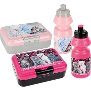 Svačinový box Sada lahev na pití Starpak 350 ml a svačinový box