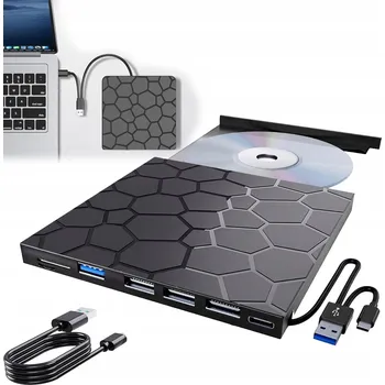 EXTERNÍ USB 3.0 CD-R/DVD-ROM/RW MECHANIKA, PŘENOSNÁ CD/DVD VYPALOVAČKA A PŘEHRÁVAČ