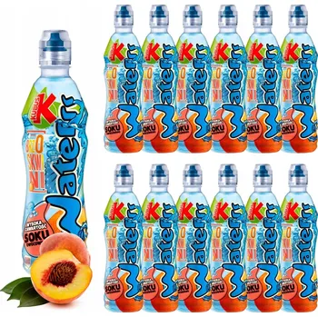 Limonáda Ochucená voda Kubuś Waterrr s broskvovou příchutí 500ml