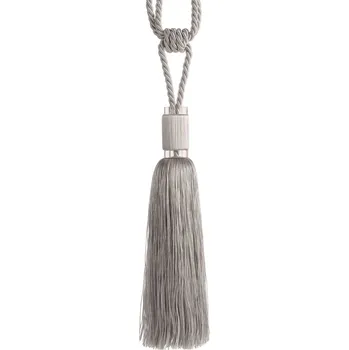 Vánoční dekorace DEKORAČNÍ ŠNŮRA NA ZÁVĚS MILA STŘÍBRNÁ