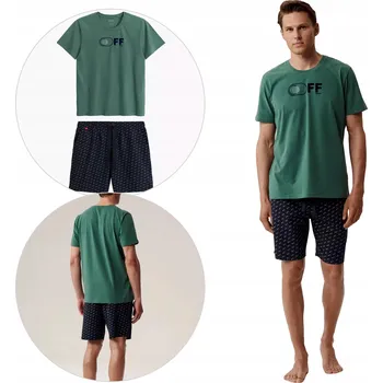 Pánské pyžamo Atlantic pánské pyžamo s krátkým rukávem, velikost L