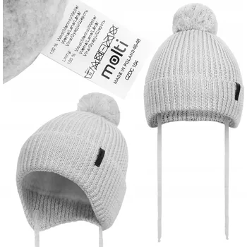 Čepice Czapka zimowa dziecięca Molti 46-48 cm