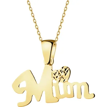 Přívěsek Zlatý přívěsek - máma - AP542-1394