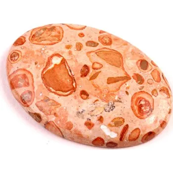 Přírodní kámen Kabošon Leopardit č.6925 (33x23x5mm)