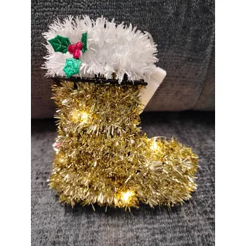 Přívěsek Ozdobný přívěsek botička s osvětlením 13 cm