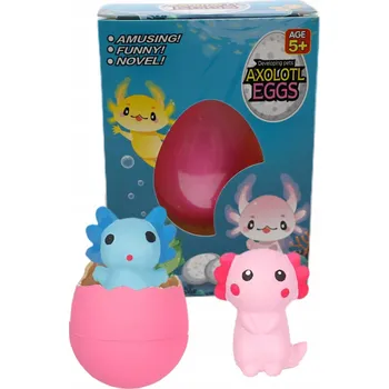 AKSOTLOTL VE VEJCI - FIGURKA ROSTOUCÍ VE VODĚ, AKSOLOTL SE LÍHNE RŮZNÉ BARVY