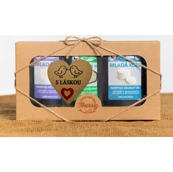 Dárková krabička Křupavý sýr Dárková sada 3 druhů lyo sýrů nejen od kozičky s láskou (Křupavý sýr Dárková sada 3 druhů lyo sýrů nejen od kozičky s láskou)