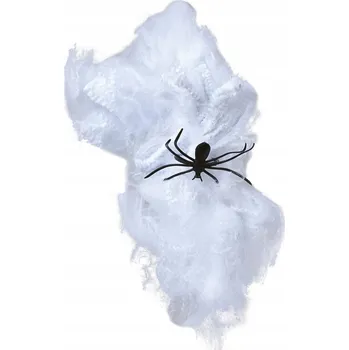 Party dekorace Pavoučí síť s pavoukem 1g, Halloweenská dekorace, Síť - Guirca