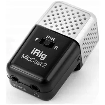Mikrofon Vokální kondenzátorový mikrofon IK Multimedia iRig Mic Cast 2