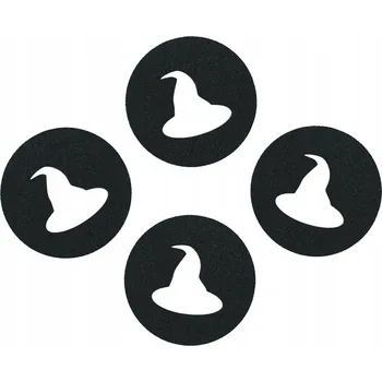 Obraz Kulatý plst podložka 10 x 10 cm