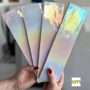 Dlažba Holografické obkládačky bílé - DREAMS Blanco 7,5X30