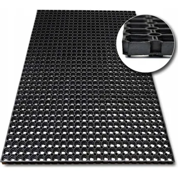Rohožka mřížková silná vchodová čisticí zóna na boty | 80x120 cm