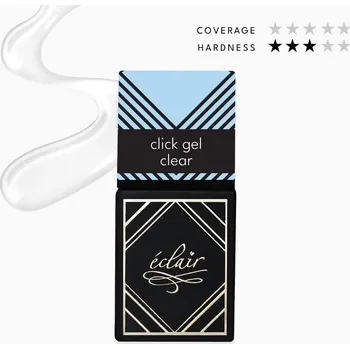Lak na nehty Click Gel CLEAR 14ml - gel na nehty v lahvičce
