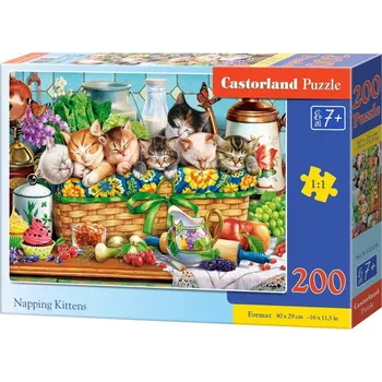 Puzzle Puzzle Castorland 200 dílků Napping Kittens