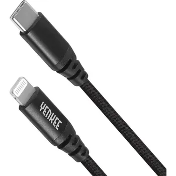 Datový kabel Kabel Yenkee USB typ C - Apple Lightning 1 m černý