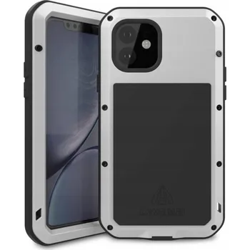 Pouzdro na mobilní telefon Zadní Kryt Love Mei pro Apple iPhone 11 stříbrný