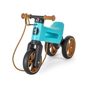 Dětské hřiště Rowerek biegowy Jeździk 2w1 Kolor: Aqua/Turkusowy z brązowymi felgami