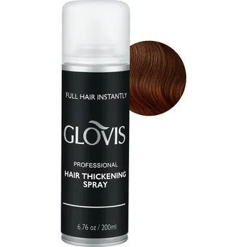 Stylingový přípravek GLOVIS Zahušťovač Světle Hnědá 200 Ml Vlákna pro Zahuštění a Vypnění Vlasů