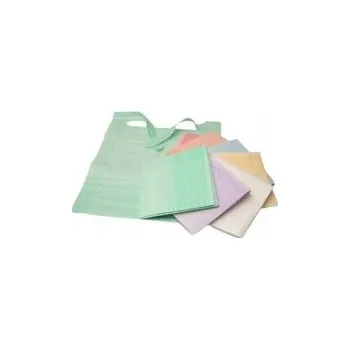 Elektrický zubní kartáček Dentální bryndáčky s kapsou, modré, 100 ks