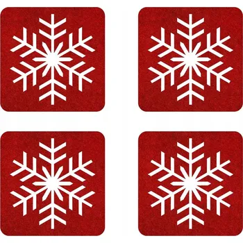 Obraz Kvadratická podložka plst 10 x 10 cm