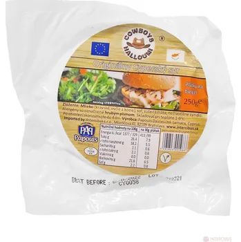 CZ distribuce Papouis Halloumi Burger chlaz. (5 ks) 250 g