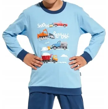 Chlapecké pyžamo Vel. pyžamo Cornette 477/129 Snow, velikost 98/104, bavlna, modré