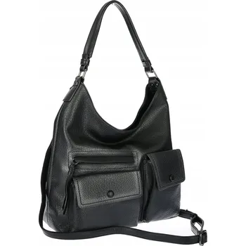 Kabelka Dámská kabelka Shopper Worek Prostorná Módní taška přes rameno MC507 Černá