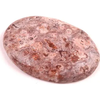 Přírodní kámen Kabošon Jaspis Leopard Skin č.6927 (35x23x7mm)