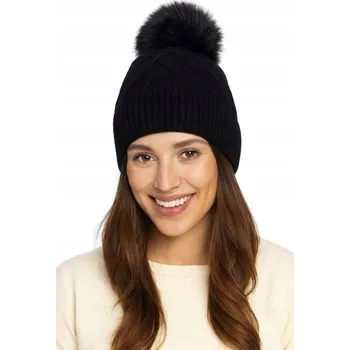 Čepice Majka Zimní čepice beanie černá, univerzální velikost