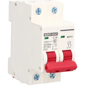 vypínač JIŠTIČ FOTOVOLTAICKÝ DZ47-63Z DC1000V 16A 2P