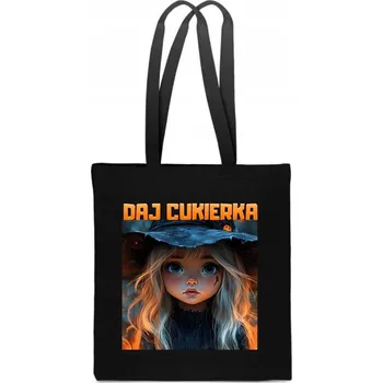 Obraz BAVLNĚNÁ TAŠKA HALLOWEEN dekorace ozdoby halloween bonbóny TT_787