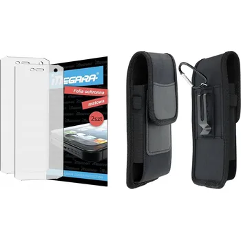 Pouzdro na mobilní telefon Ochranná Fólie pro Hammer ENERGY 2 - 5,5" MATTE + POUZDRO Opaskové pouzdro