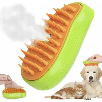 Kosmetika pro psa Parní kartáč pro kočky, psy, na srst, vyčesávání, USB, elektrický