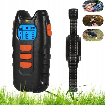 Obojek pro psa ELEKTRICKÝ VÝCVIKOVÝ OBOJEK PRO PSA 300M VODĚODOLNÝ S DÁLKOVÝM OVLÁDÁNÍM