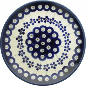 Talíř Dezertní talíř Zakłady Ceramiczne "Bolesławiec" 166, průměr 16 cm
