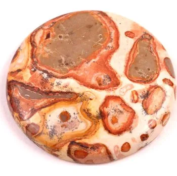 Přírodní kámen Kabošon Leopardit č.6903 (29x5mm)