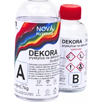 PourArt Epoxidová pryskyřice DEKORA 50-48-660 čirá UV++ Balení A+B: 0,7 kg