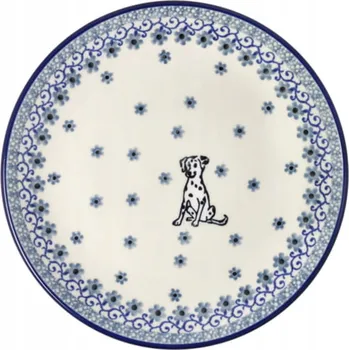 Talíř Dezertní talíř Bolesławiec Umělecká keramika Bolesławiec 20 cm