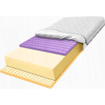 Matrace Matrace MATERACE Z GÓR CUBE LATI H2 středně tvrdá 180 x 80 x 13 cm