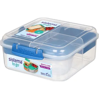 Sistema Bento Cube To Go 1,25 l, Ocean Blue