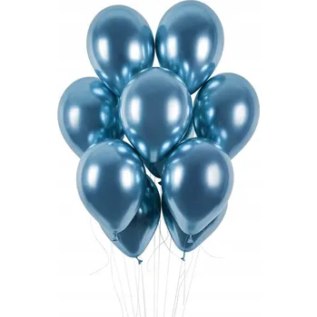 Balónek Latexové balónky lesklé modré 5 ks